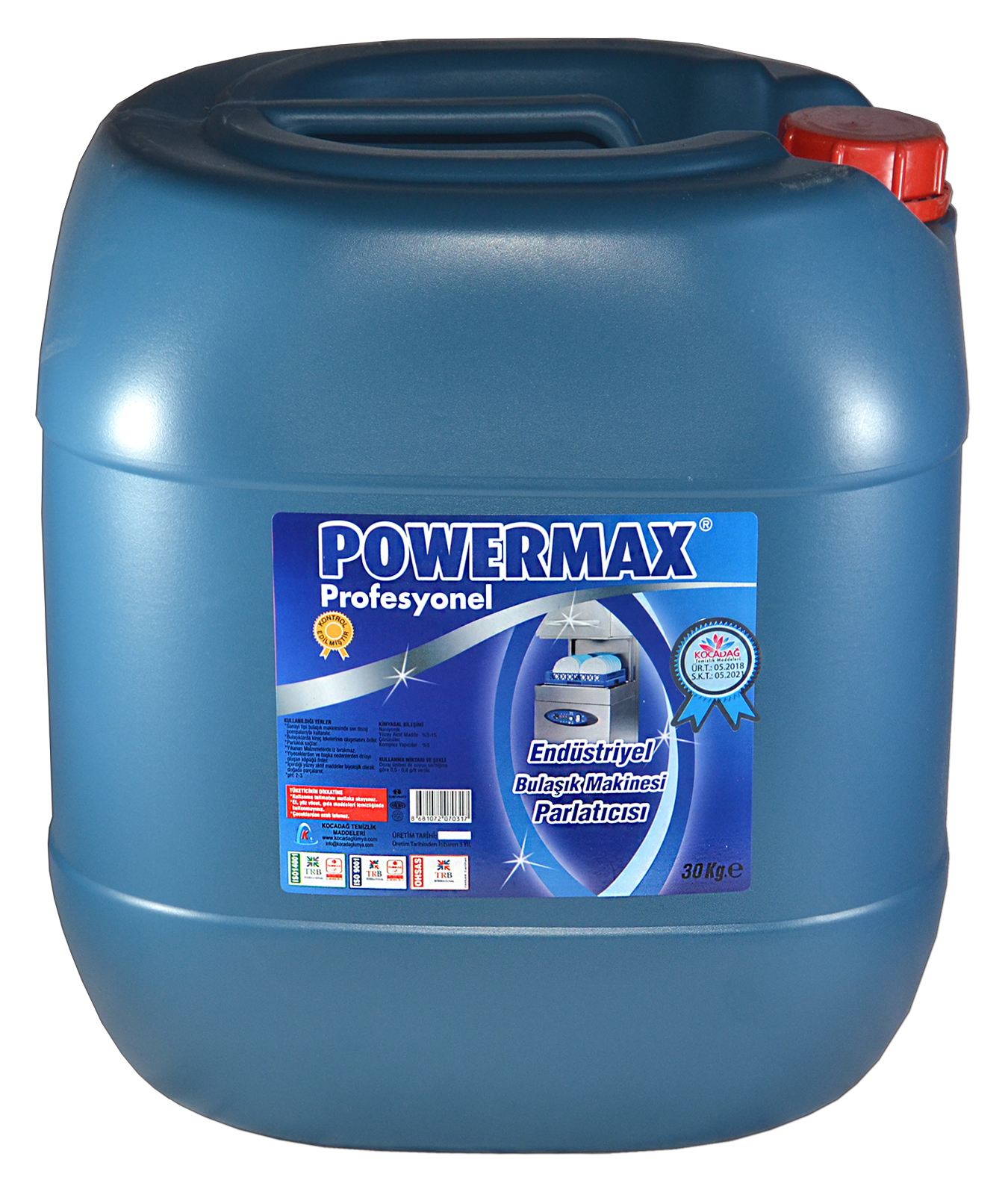 Powermax Endustriyel Bulaşık Makinesi Parlatıcısı 30 lt